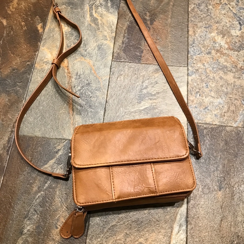 Madison West Small Vegan Leather Crossbody